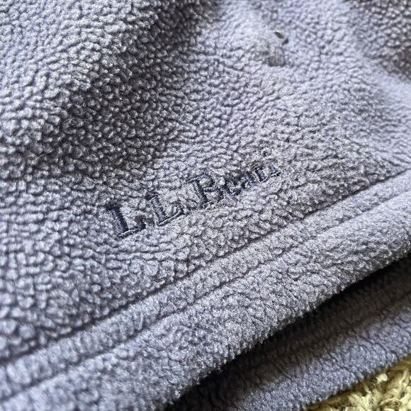 L.L Bean Fleece Jacket Zip Up Womens Xl Petite Purple Sweater Outdoors Gorp - Picture 9 of 12